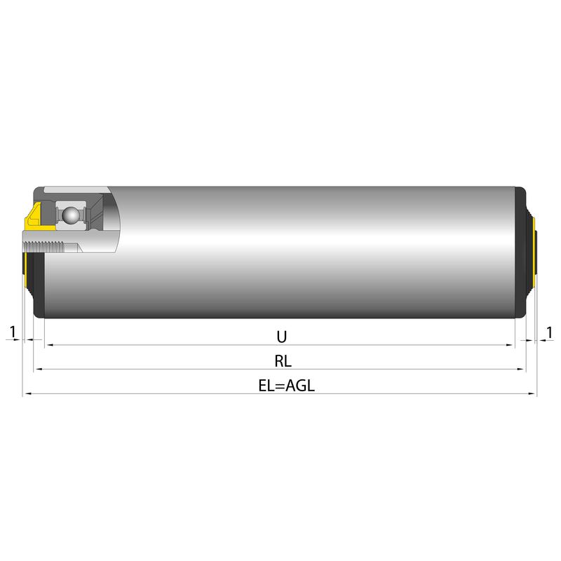 Heavy-duty Universal Conveyor Roller Series 1450