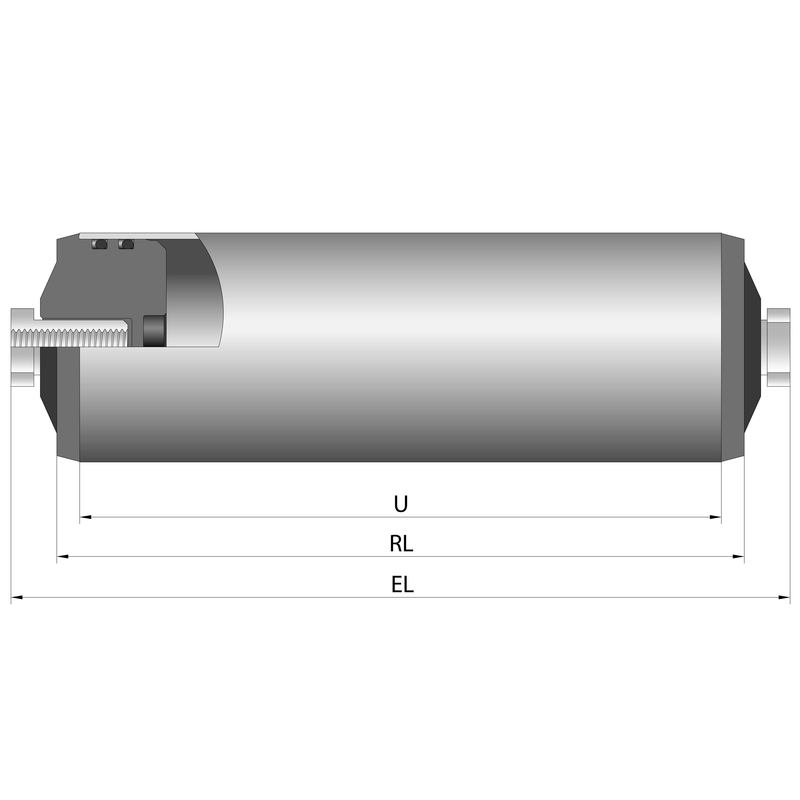 Slide Bearing Conveyor Roller Series 1500/1520