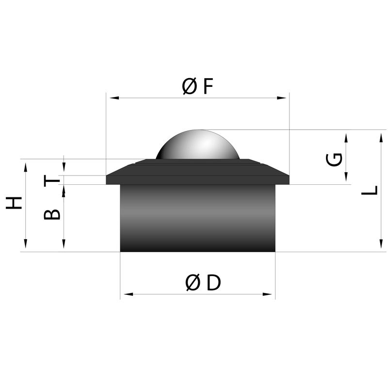 Polymer Ball Transfer Unit Series 5500