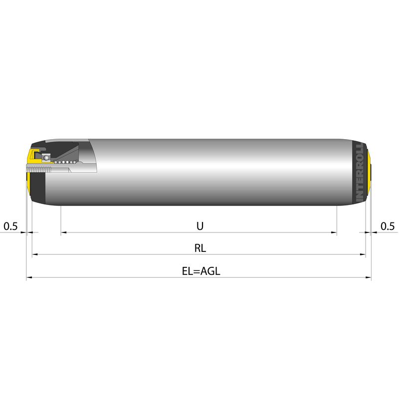 Universal Conveyor Roller Series 1700 light